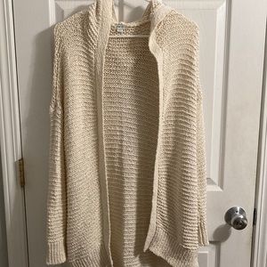 Aerie Oversized Cream Cardigan